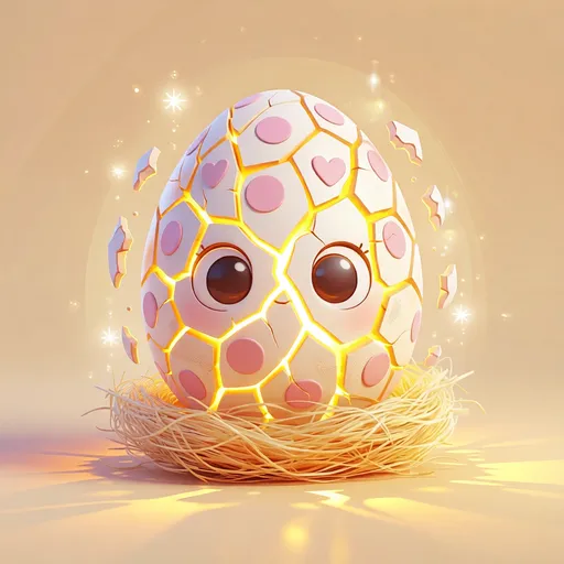 The egg cracking open