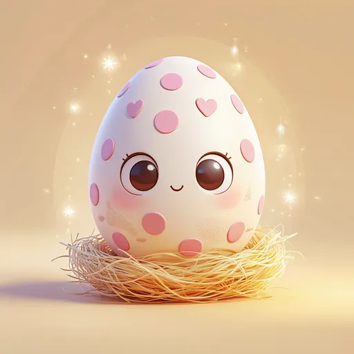 A speckled egg